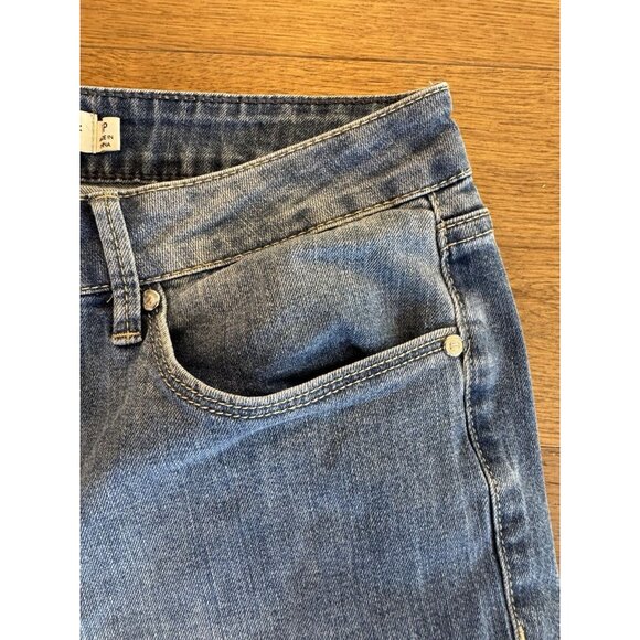 NWT Rebecca Minkoff High Waist Wide Leg Jeans Indigo Size 6P - Picture 8 of 13